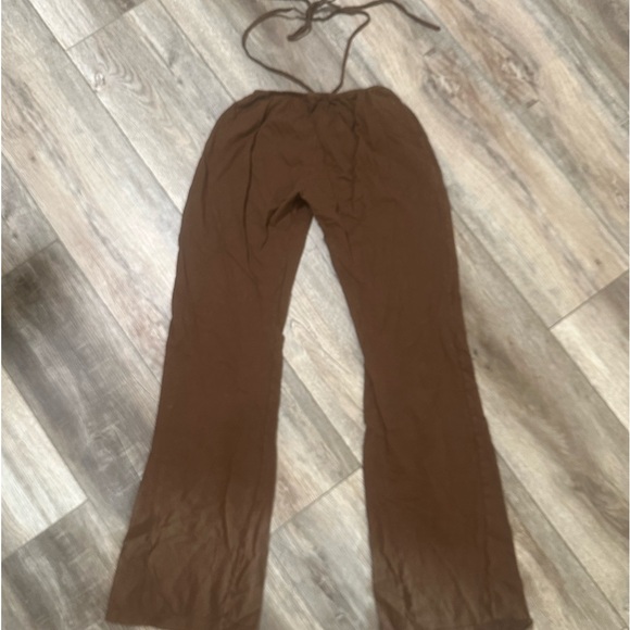 Sakeri Flare Trouser in Cocoa - Motel Rocks - Picture 3 of 5